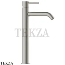 Bossini Teo Смеситель для раковины высокий, с донным клапаном Z00703.094, никель Brushed
