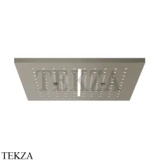 Gessi AFILO Верхняя накладная панель, 3 функции хромотерапия 57004-239, Steel Brushed