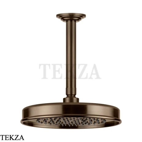 Gessi VENTI20 Верхний душ 200 с потолочным креплением под размер 65150-761, Coffee Bronze Br. PVD