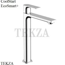 Hansgrohe Rebris E Смеситель для раковины 240 CoolStart EcoSmart+, донный клапан 72591000, хром глянец
