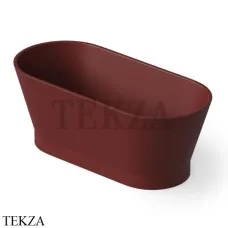 Dea Design Shadow Ванна отдельностоящая овальная 150x68 Solid Surface DD8609 1500 17, Red Wine №17