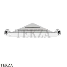 Gessi Emporio Полка-решетка для ванны и душа угловая 38861-031, хром глянец