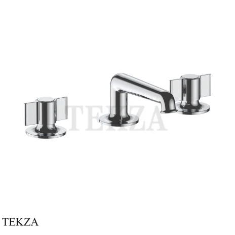 Fantini Flora Смеситель для раковины, с донным клапаном 7602J404, хром глянец