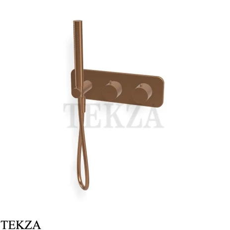 FIMA Carlo Frattini SO Смеситель для душа с гарнитуром, внешняя часть F3149WX3ZS, Brushed Amber Bronze