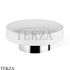 Decor Walther Century STS мыльница настольная, композит белый 0587200, хром глянец