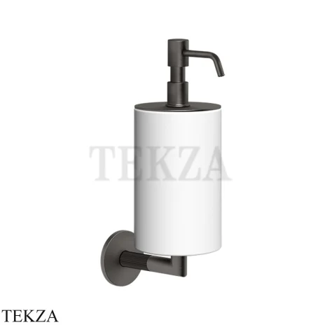 Gessi INGRANAGGIO Дозатор для жидкого мыла настенный белый 63813-707, Black Metal Brushed PVD