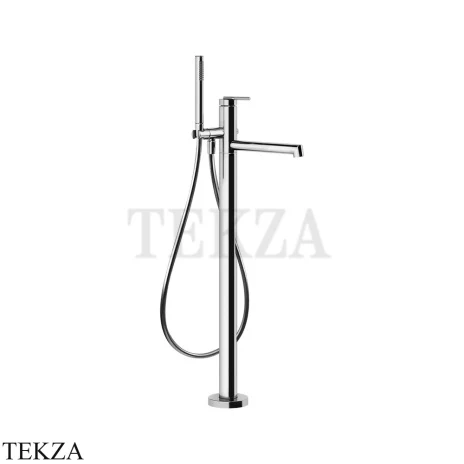 Gessi INGRANAGGIO Смеситель для ванны напольный, с гарнитуром 63528-031, хром глянец