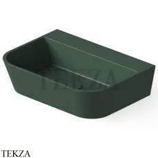 Dea Design Washbasins Раковина настольная 55х40 Solid Surface DD9031 550 11, Dark Green №11