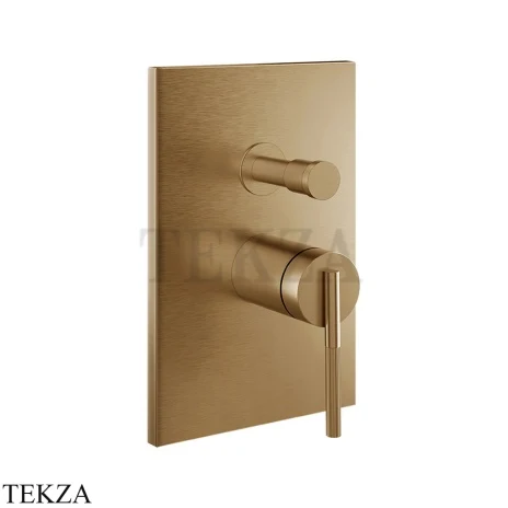 Gessi INGRANAGGIO Смеситель для душа, 2 потока, внешняя часть 63577-726, Warm Steel Br. PVD