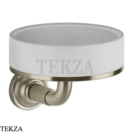 Gessi VENTI20 Мыльница настенная белая 65401-149, Finox Brushed Nickel