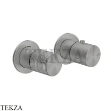 Gessi Habito TRAME Термостат для душа на 2 потока, внешняя часть 70334-149, Finox Brushed Nickel