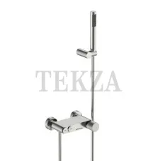 Boheme Stick Смеситель для ванны с изливом и гарнитуром Stick 123-NB.4 Nikel Brush SPIRALE