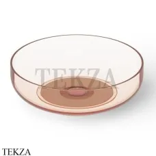 Dea Design Washbasins Раковина настольная D40 см Glasstech DD9101 400 R9, Brown Copper R9