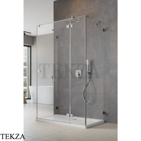 Radaway Essenza Pro KDJ+S Душевая дверь 90 см, правая, 10097390-91-01R, брашированный никель