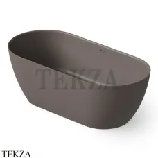Dea Design Edge Ванна отдельностоящая овальная 150x75 Solid Surface DD8670 1500 6, Grey Brown №6
