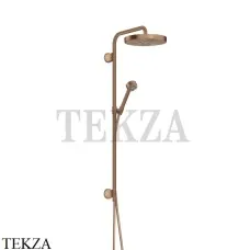 Axor ONE Showerpipe душевая колонна, душ 280 1jet 48790310, Brushed Red Gold