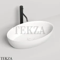SALINI ALDA 01 Раковина накладная из композита S-Sense 110611G, белый глянец