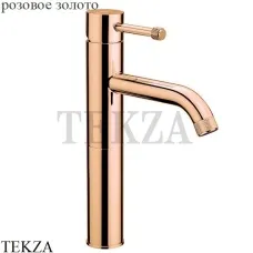 Nicolazzi ARENA Leva Смеситель для раковины высокий, с донным клапаном, 3782RG56M, розовое золото