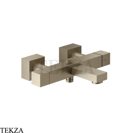 Gessi RETTANGOLO K Смеситель термостатический для ванны и душа 20111-149, Finox Brushed Nickel