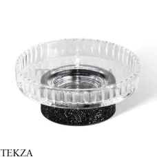 Decor Walther ROCKS Настольная мыльница Swarovski® 0934360, черный матовый-стекло граненое