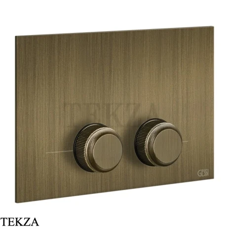 Gessi VENTI20 Клавиша смыва для Geberit omega 12 54655-713, Antique Brass