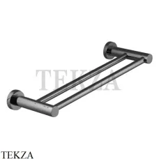 FIMA Carlo Frattini ROTOLA Держатель для полотенец двойной F6001/40CS, Brushed black chrome