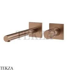 Gessi Incastri Смеситель для раковины, внешняя часть 75088-708, Copper Br. PVD