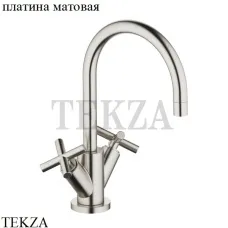 Dornbracht TARA Смеситель для умывальника низкий, с донным клапаном 22513892-06, платина матовая