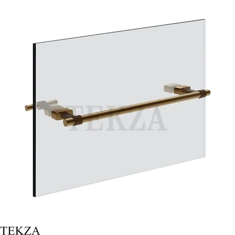 Gessi Jacqueline Полотенцедержатель для крепления на стекло, 30 см 77511-791, бронза Deep