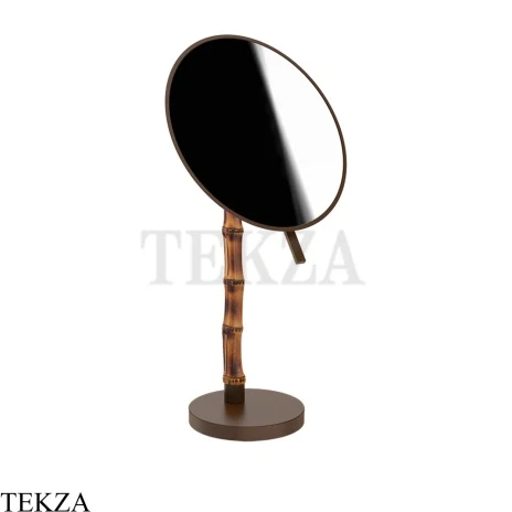 Gessi Jacqueline Зеркало косметическое поворотное х2, без подсветки 77573-845, бронза Dark Brush
