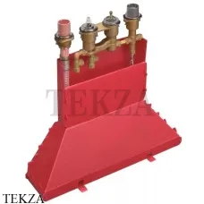 Axor Скрытая часть для термостата на край ванны на 4 отверстия 15482180