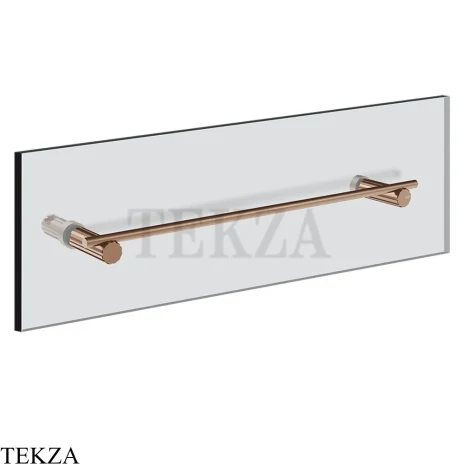 Gessi Incastri Полотенцедержатель для крепления на стекло, 30 см 75511-708, медь Brushed