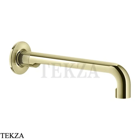 Gessi INCISO Излив для раковины настенный длинный 58101-710, Brass PVD