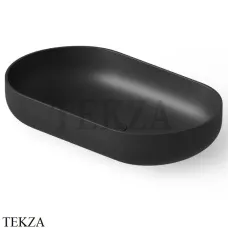 Dea Design Washbasins Раковина настольная овальная Solid Surface DD9104 580 16, Black №16