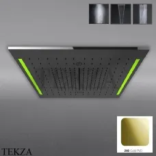 Gessi COLOUR Накладная душевая панель 500х500, 4 функции 57977-246, Gold PVD