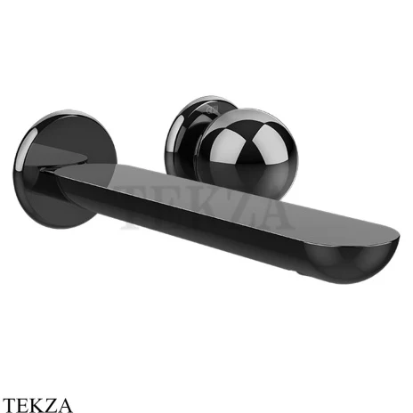 Gessi Perle Смеситель для раковины, внешняя часть 74088-706, black хром глянец