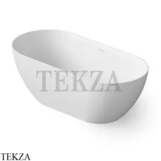 Dea Design Edge Ванна отдельностоящая овальная 160x75 Solid Surface DD8919 1600 18, White №18