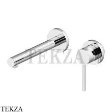 Gattoni Circle One Смеситель для раковины, с встроенной частью 9035/90C0, хром глянец