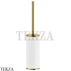 Gessi Inciso-Origini-Venti20 accessories Туалетный ершик напольный, белый 58543-246, Gold PVD
