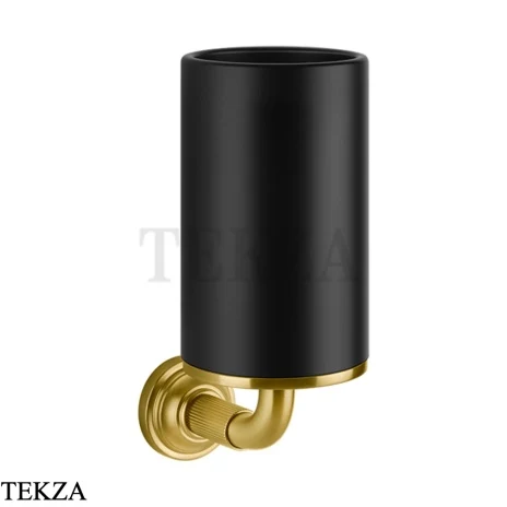 Gessi VENTI20 Стакан настенный черный 65408-716, Gold Br. PVD