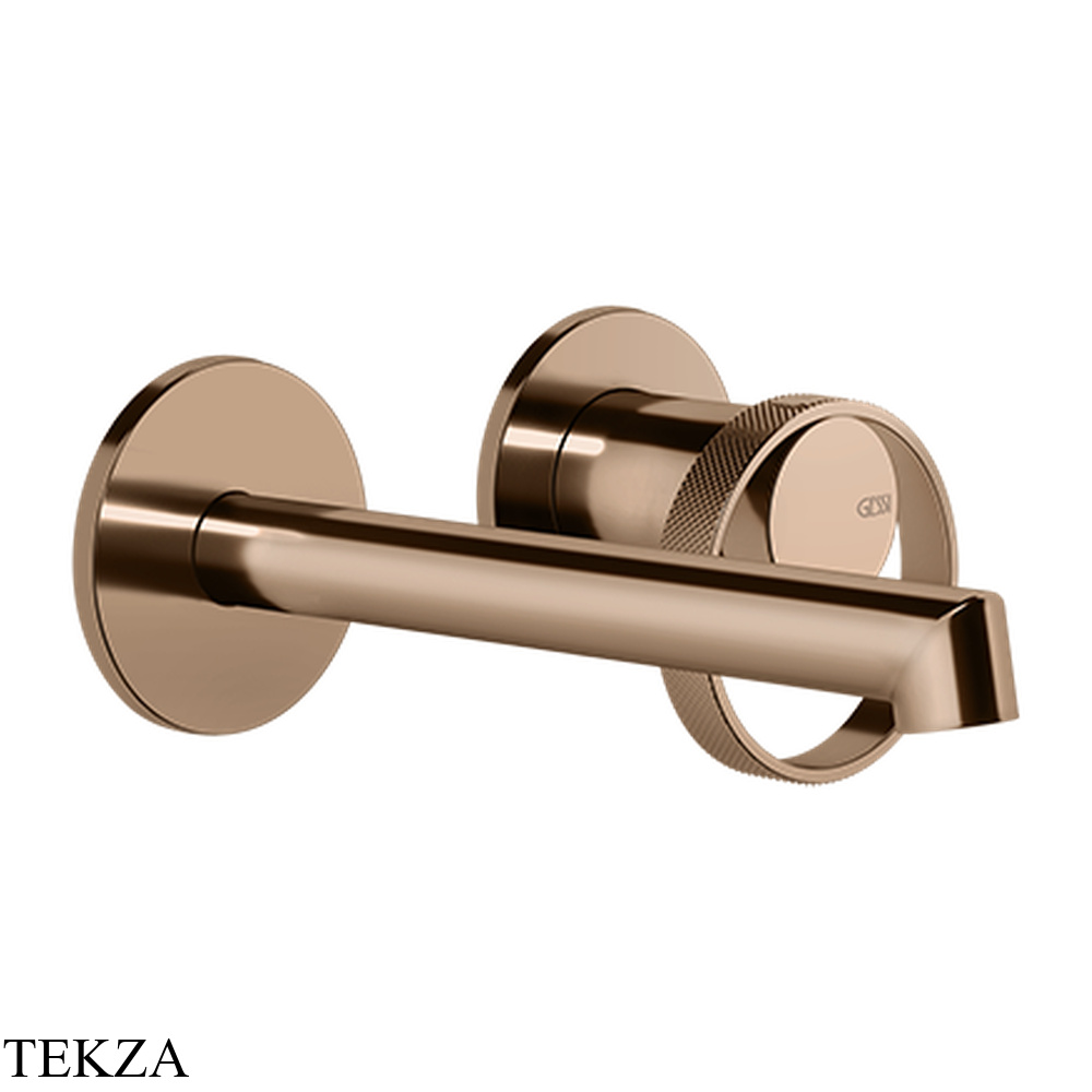 Gessi ANELLO Смеситель для раковины, с коротким изливом, внешняя часть 63381-030, Copper PVD