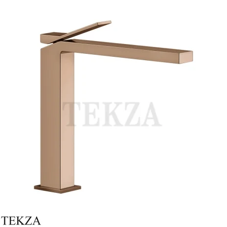 Gessi RETTANGOLO K Смеситель для раковины, без сливного гарнитура 53004-030, Copper глянец