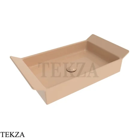 Flaminia BOX 60 раковина накладная 72,5×40×15 см, бежевый Avana глянец
