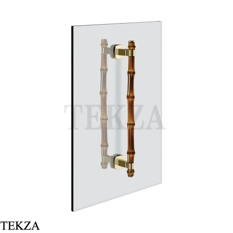 Gessi Jacqueline Полотенцедержатель для крепления на стекло, 30 см 77633-710, шампань глянец