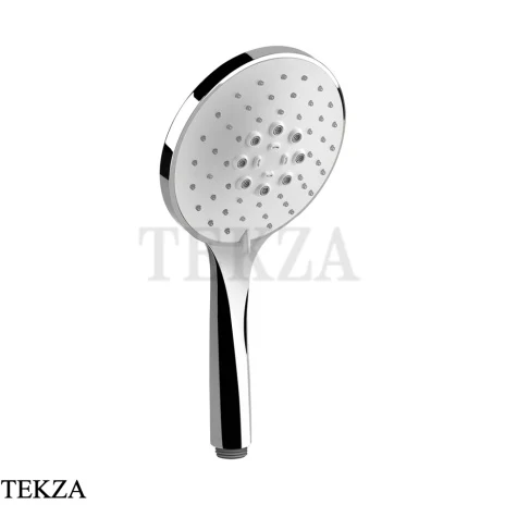 Gessi Shower Душевая лейка 3-х позиционная с белым диском 14376-716, Gold Br. PVD