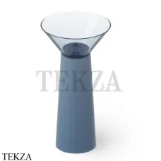 Dea Design Pedestal Basin Раковина напольная Glasstech DD2022 480 R7, Royal Blue R7