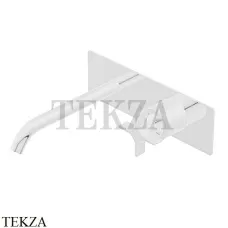 Ritmonio Diametro35 Cross Смеситель для раковины 193, внешняя часть PR53AL102 C03, белый матовый