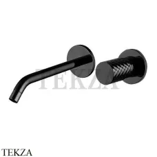 FIMA Carlo Frattini Spillo TECH X Смеситель для раковины, внешняя часть F3051TWLX8XNS, черный матовый