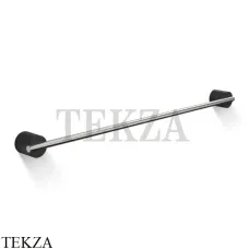 Decor Walther Stone Black HTE80 Держатель для банного полотенца 0975365, черный матовый-stainless steel