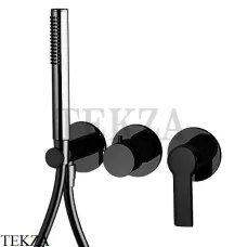 FIMA Carlo Frattini MAST Смеситель для душа, с гарнитуром, F3149WX8NS, черный матовый